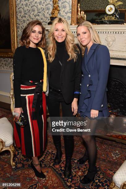 Olivia Palermo, Melissa Odabash and Alice Naylor-Leyland attend the launch of the Iris Alexander Fine Diamond Jewellery Collection hosted by Olivia...