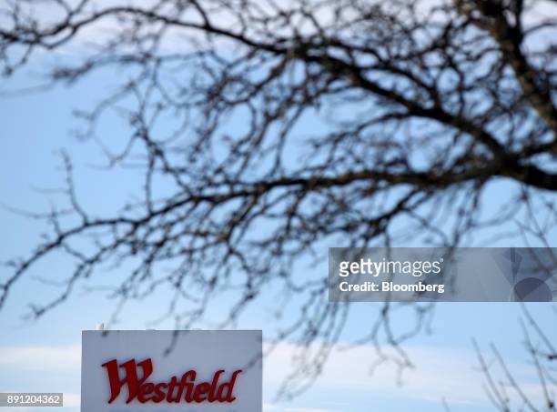 Signage is displayed outside the Westfield Mall Old Orchard in Skokie, Illinois, U.S., on Tuesday, Dec. 12, 2017. Unibail-Rodamco SE, Europe's...