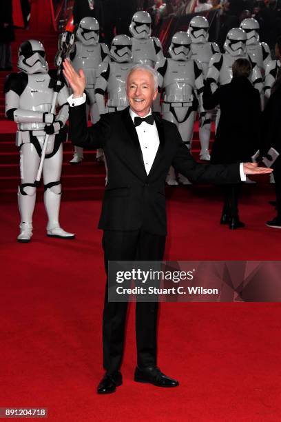 Actor Anthony Daniels attends the European Premiere of 'Star Wars: The Last Jedi' at Royal Albert Hall on December 12, 2017 in London, England.