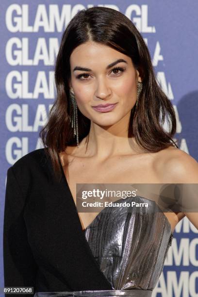 Model Estela Grande attends the Glamour Magazine Awards photocall at Ritz hotel on December 12, 2017 in Madrid, Spain.