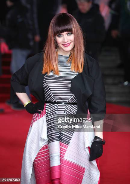 Ana Matronic attends the European Premiere of 'Star Wars: The Last Jedi' at Royal Albert Hall on December 12, 2017 in London, England.