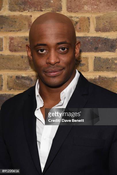 Oliver Alvin-Wilson attends the press night after party for "The Twilight Zone" at The Almeida Theatre on December 12, 2017 in London, England.