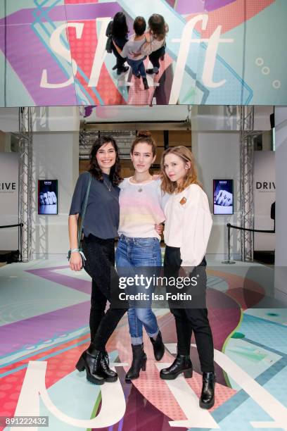 German actress and Blogger Tanja Lehmann, German actress and Blogger Marielena Krewer and German actress and Blogger Marija Mauer during the...