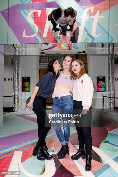 German actress and Blogger Tanja Lehmann, German actress and Blogger Marielena Krewer and German actress and Blogger Marija Mauer during the...