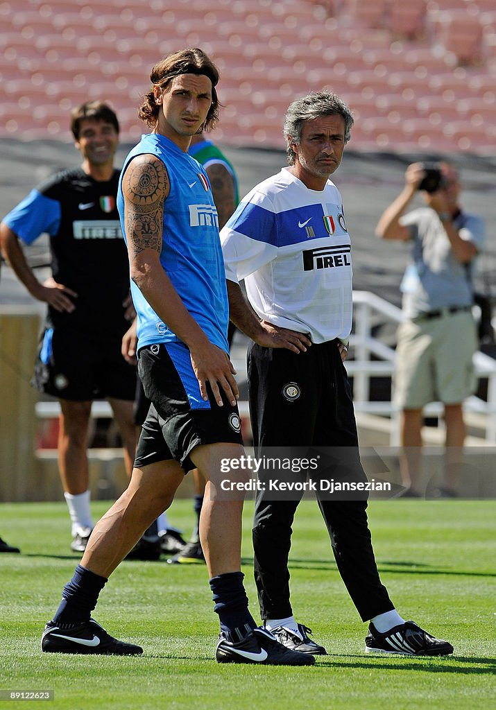 Inter Milan Team Practice