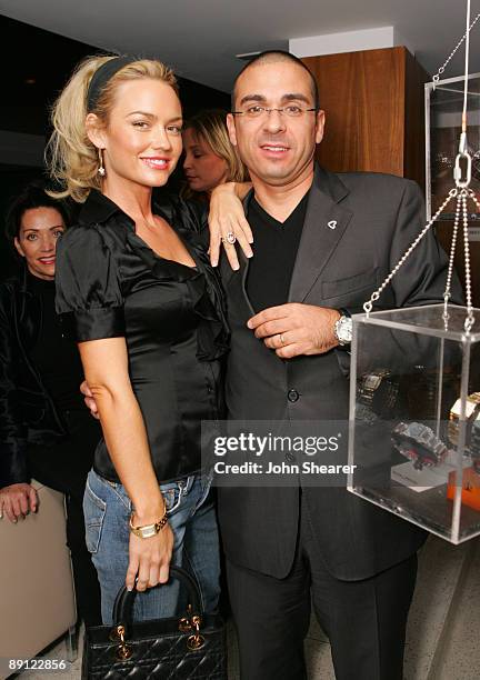 Kelly Carlson and Michel Nieto, Chief Executive Officer Baume & Mercier