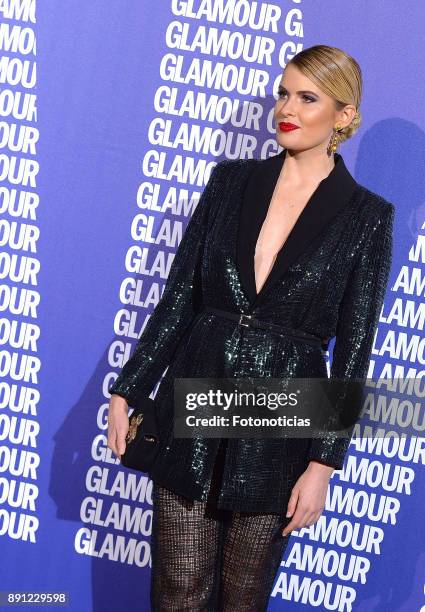 Adriana Abenia attends the Glamour Magazine Awards and 15th anniversary dinner at The Ritz Hotel on December 12, 2017 in Madrid, Spain.