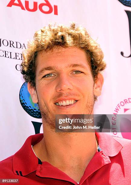 Basketball player Luke Walton attends the Inaugural Jordan Farmar Foundation Celebrity Golf Classic at Sherwood Country Club on July 20, 2009 in...