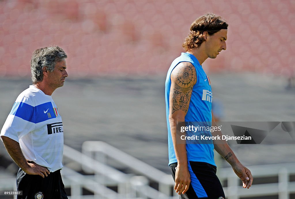 Inter Milan Team Practice