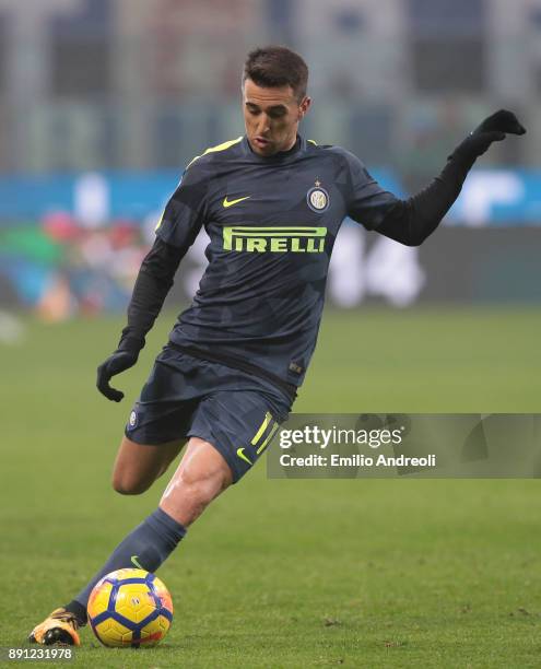 Matias Vecino of FC Internazionale Milano in action during the TIM Cup match between FC Internazionale and Pordenone at Stadio Giuseppe Meazza on...