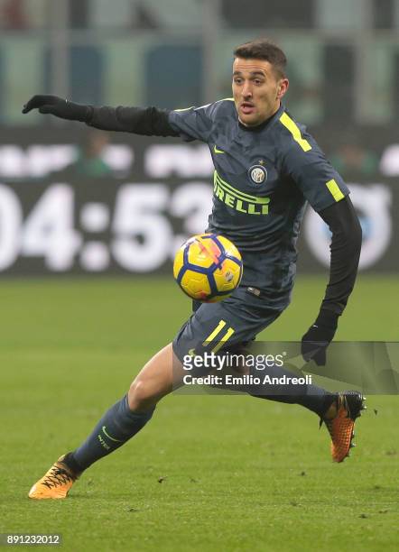 Matias Vecino of FC Internazionale Milano in action during the TIM Cup match between FC Internazionale and Pordenone at Stadio Giuseppe Meazza on...