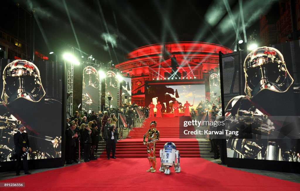 'Star Wars: The Last Jedi' European Premiere - Red Carpet Arrivals