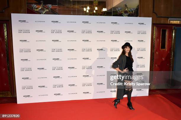 Actress Frederique Bel attends the Amazon TV series 'Jean Claude Van Johnson' Premiere at Le Grand Rex on December 12, 2017 in Paris, France. At Le...