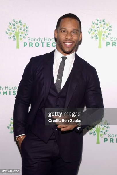 Wide receiver Victor Cruz attends the Sandy Hook Promise: 5 Year Remembrance Benefit at The Plaza Hotel on December 12, 2017 in New York City.