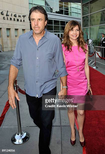 Actor/comedian Kevin Nealon and wife Susan Yeagley attend the premiere of Universal Pictures' "Funny People" held at ArcLight Cinemas Cinerama Dome...