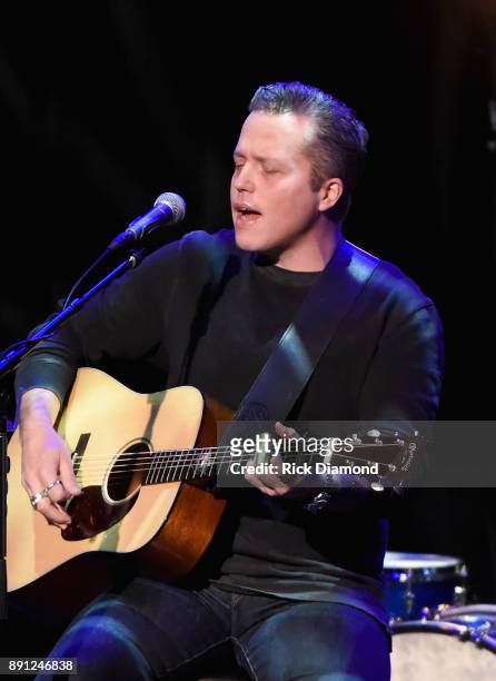 Country Music Hall of Fame and Museum Artist in Residence, Jason Isbell performs with the 400 Unit on a 2nd sold out night at Country Music Hall of...