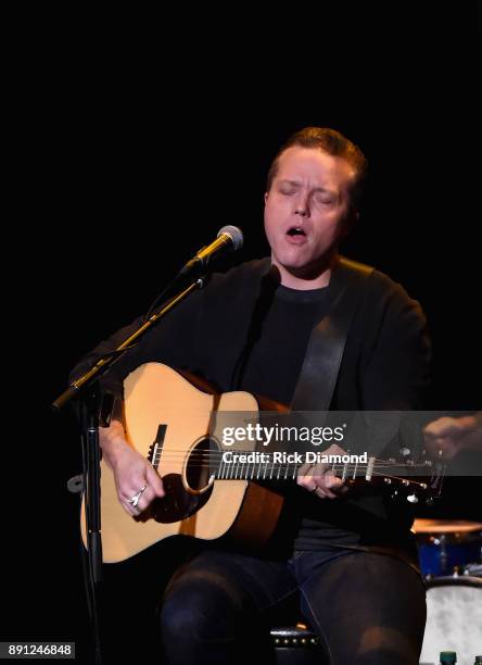 Country Music Hall of Fame and Museum Artist in Residence, Jason Isbell performs with the 400 Unit on a 2nd sold out night at Country Music Hall of...