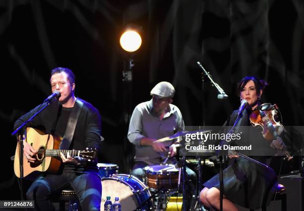 Country Music Hall of Fame and Museum Artist in Residence, Jason Isbell performs with the 400 Unit on a 2nd sold out night at Country Music Hall of...