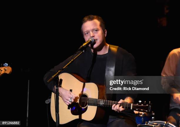 Country Music Hall of Fame and Museum Artist in Residence, Jason Isbell performs with the 400 Unit on a 2nd sold out night at Country Music Hall of...