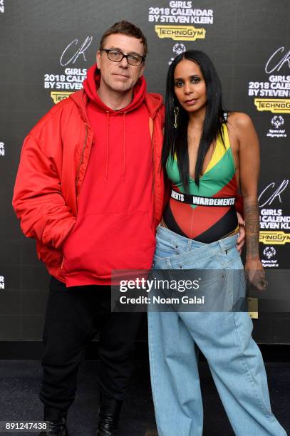 Ward Stegerhoek and Sonia Fernandez attend the CR Fashion Book Celebrating launch of CR Girls 2018 with Technogym at Spring Place on December 12,...