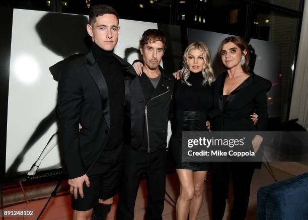 Liam Malone, Steven Klein, Fergie and Carine Roitfeld attends the CR Fashion Book Celebrating launch of CR Girls 2018 with Technogym at Spring Place...