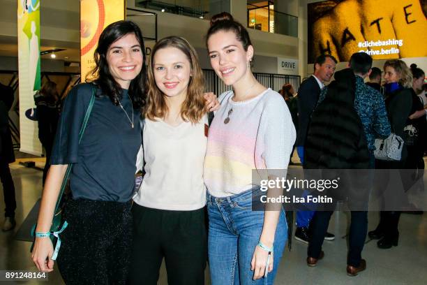 German actress and Blogger Tanja Lehmann, German actress and Blogger Marija Mauer and German actress and Blogger Marielena Krewer during the...