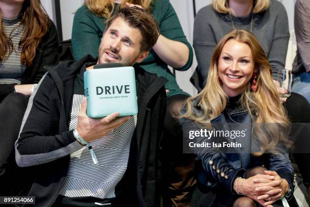 German presenter and actor Thore Schoelermann and his girlfriend German actress Jana Julia Kilka during the discussion panel of Clich'e Bashing...