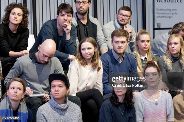 Groupshot with German actress and Blogger Marija Mauer, German actress and Blogger Tanja Lehmann and German actress and Blogger Marielena Krewer...