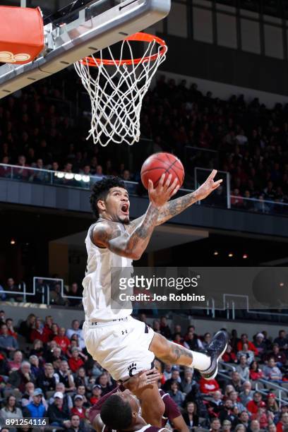 Jarron Cumberland of the Cincinnati Bearcats drives to the basket against the Mississippi State Bulldogs in the second half of a game at BB&T Arena...