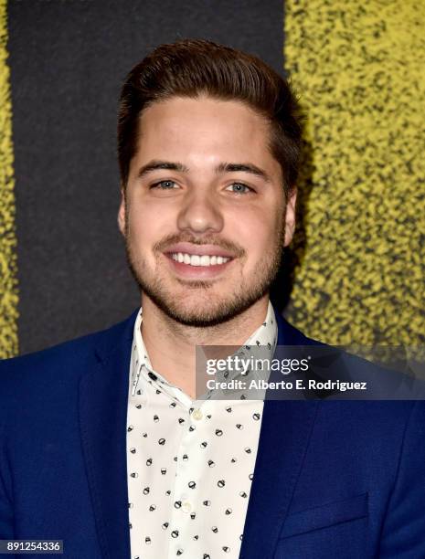 William Valdes attends the premiere of Universal Pictures' "Pitch Perfect 3" at Dolby Theatre on December 12, 2017 in Hollywood, California.