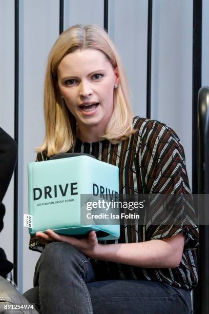 German actress Jennifer Ulrich during the discussion panel of Clich'e Bashing 'soziale Netzwerke - Real vs Digital' In Berlin at DRIVE Volkswagen...