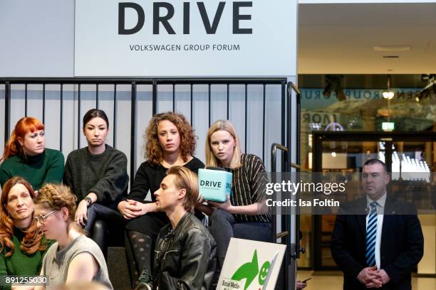 German actress Jennifer Ulrich during the discussion panel of Clich'e Bashing 'soziale Netzwerke - Real vs Digital' In Berlin at DRIVE Volkswagen...