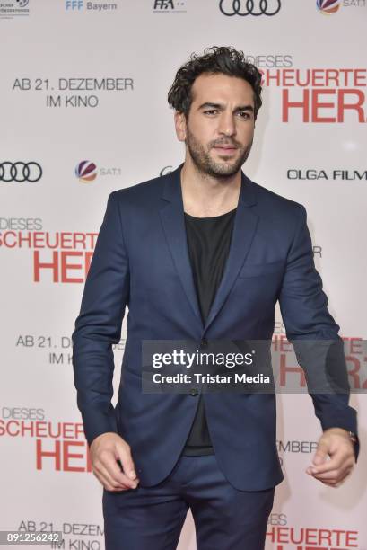 Elyas MBarek during the 'Dieses bescheuerte Herz' premiere on December 12, 2017 in Berlin, Germany.