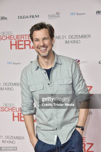 Florian David Fitz during the 'Dieses bescheuerte Herz' premiere on December 12, 2017 in Berlin, Germany.