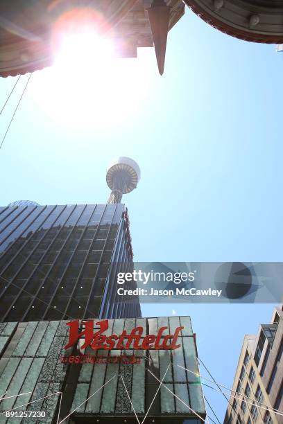 General view of Westfield Tower Sydney on December 13, 2017 in Sydney, Australia. Westfield Corporation is set to be taken over by French commercial...