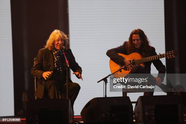 Jose Merced and Tomatito attend the 63th Ondas Gala Awards 2016 at the FIBES on December 12, 2017 in Seville, Spain.