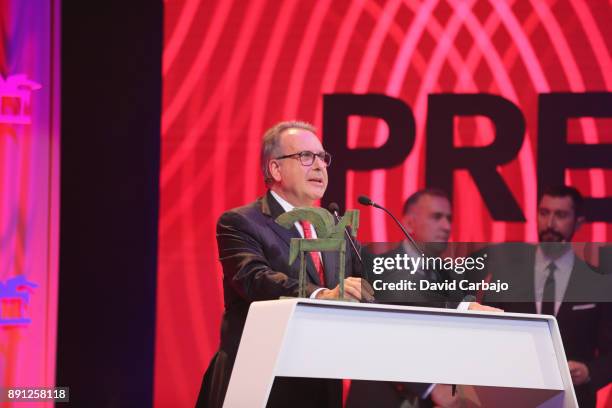 Josep Cuni attends the 63th Ondas Gala Awards 2016 at the FIBES on December 12, 2017 in Seville, Spain.