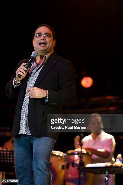 Gilberto Santa Rosa performs on stage on the second day of the North Sea Jazz Festival on July 11, 2009 in Rotterdam, Netherlands.