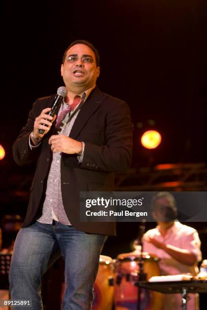 Gilberto Santa Rosa performs on stage on the second day of the North Sea Jazz Festival on July 11, 2009 in Rotterdam, Netherlands.