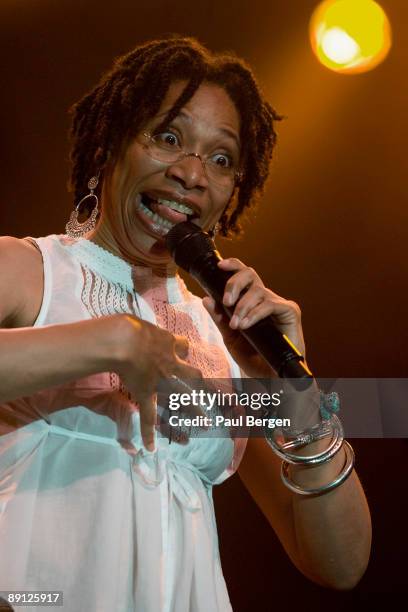 Jazz singer Rachelle Ferrell performs on stage on the second day of the North Sea Jazz Festival on July 11, 2009 in Rotterdam, Netherlands.