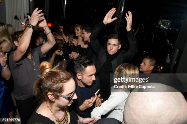 Liam Malone attends the CR Fashion Book Celebrating launch of CR Girls 2018 with Technogym at Spring Place on December 12, 2017 in New York City.