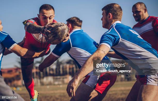 Leaping Trys Rugby 77 Rugby Player Leaping Up To Catch Ball Stock Photos, High-Res ...