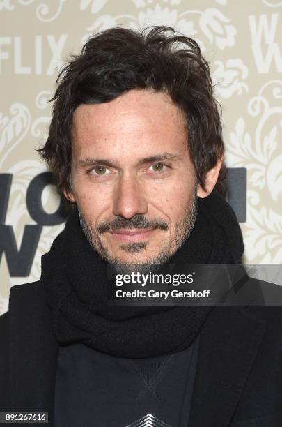 Actor Christian Camargo attends the "Wormwood" New York premiere on December 12, 2017 in New York City.