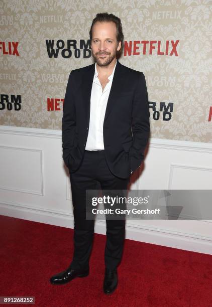 Actor Peter Sarsgaard attends the "Wormwood" New York Premiere on December 12, 2017 in New York City.