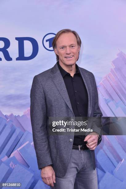 Gerhard Delling during the Olympia Press Conference on December 12, 2017 in Berlin, Germany.