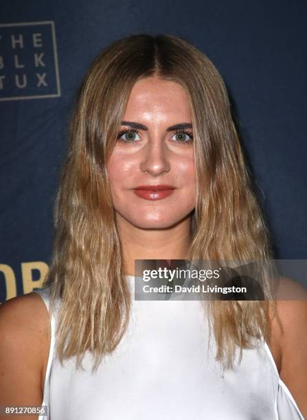 Michaela Wissen attends FORAY Collective and The Black Tux Host Holiday Gala on December 12, 2017 in Los Angeles, California.