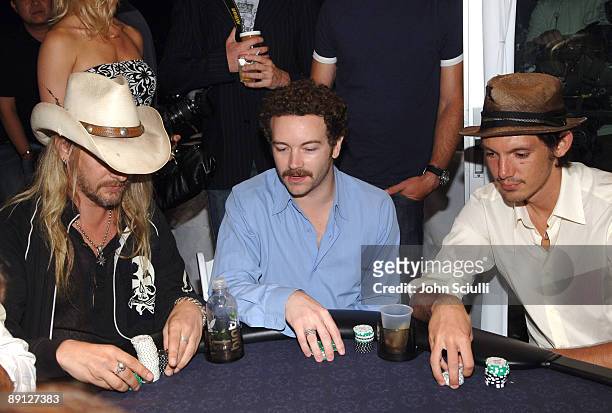 Jerry Cantrell, Danny Masterson and Lukas Haas