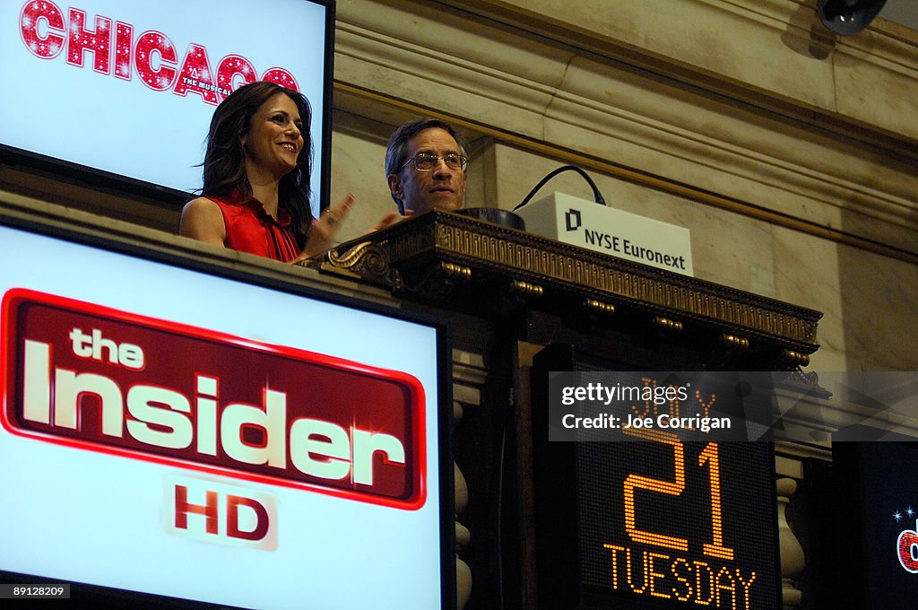 Samantha Harris Rings The NYSE Opening Bell