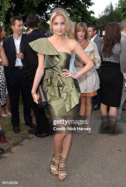 Actress Melissa Montgomery attends the annual Summer Party at the Serpentine Gallery on July 9, 2009 in London, England.