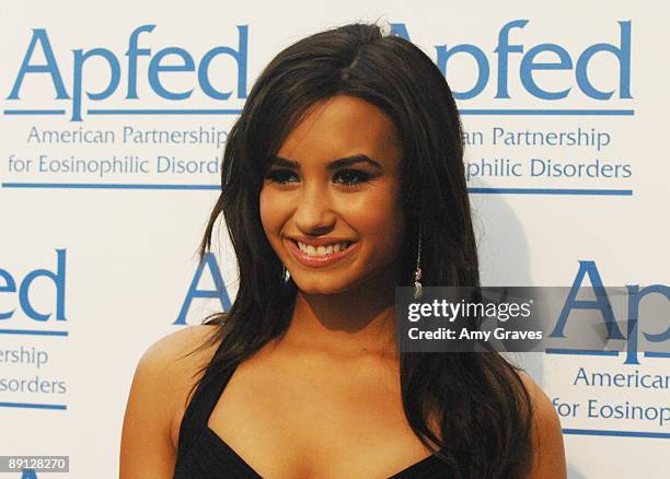 Actress/Singer Demi Lovato at The American Partnership For Eosinophilic Disorders APFED Event at Mondrian Hotel on May 11, 2009 in West Hollywood,...